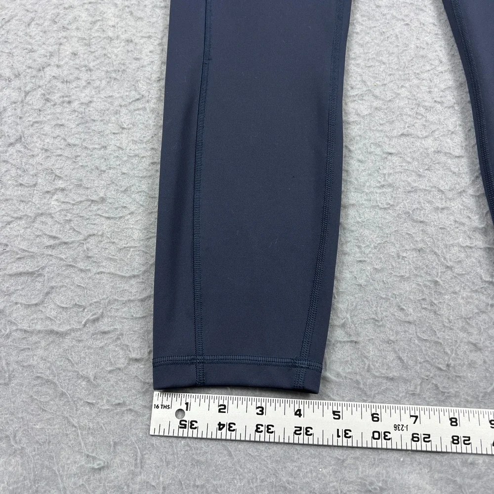 Lululemon Invigorate High-Rise Tight 25" Womens 10 Iron Blue Everlux Pant W5CQFS - Picture 8 of 12